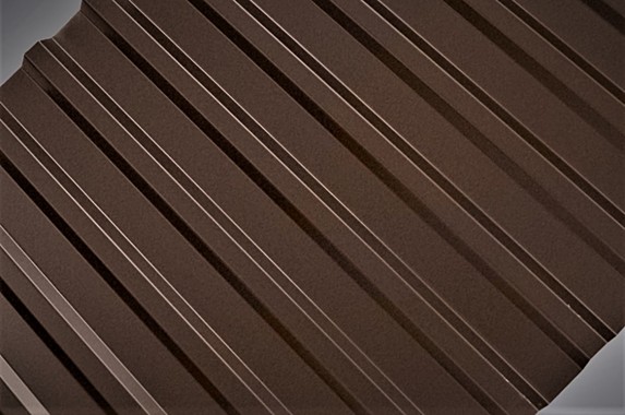 Профнастил НС-8 краш.ОН (1800х1200) шоколад 0.45