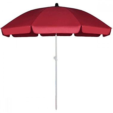 Зонт пляжный с наклоном 180, стойка 22, красный