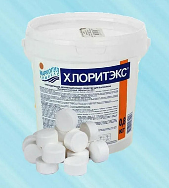 Таблетк хлор для бассейнов 0,8 кг